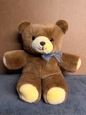 Vintage Gerber TLC Tender Loving Care Teddy Bear Plush Tan Brown
